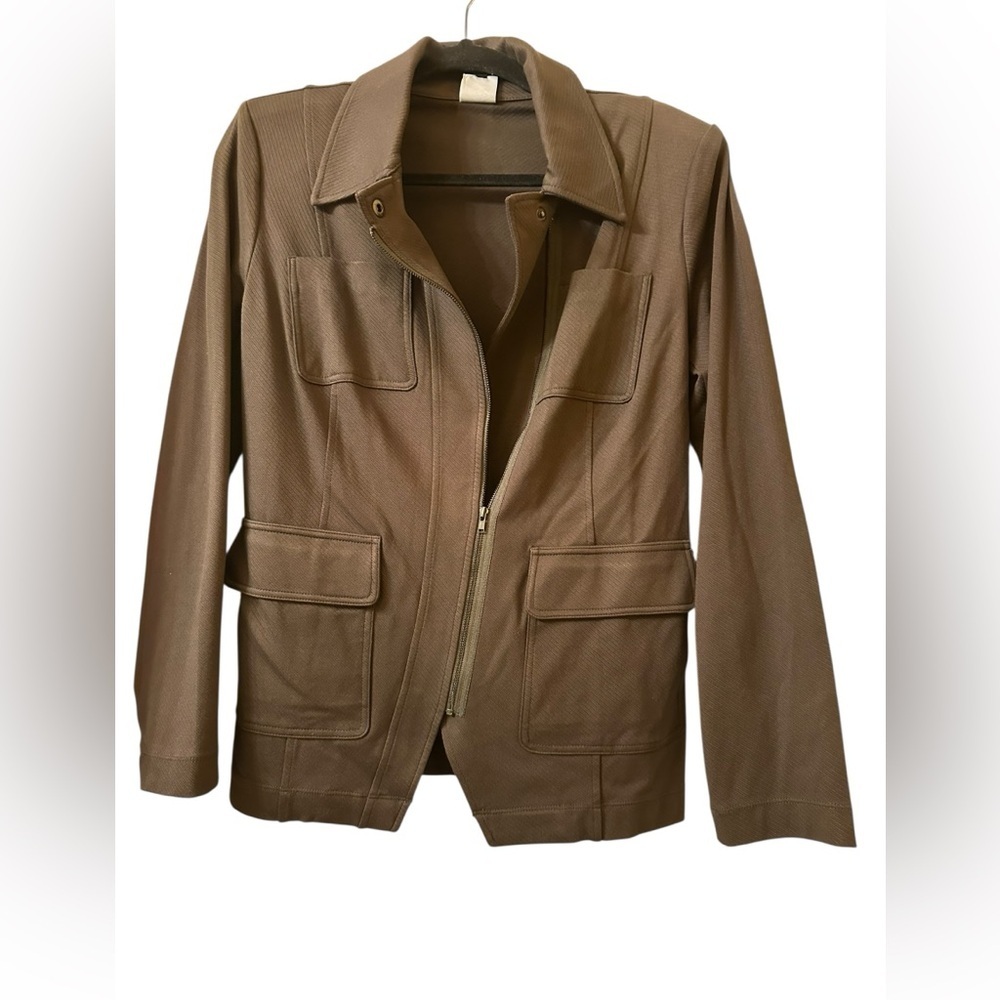 Cabi Academy Blazer, specifically style #4120 in olive green size S